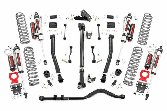 Rough Country 3.5" Lift Kit|Stage2 Coils Adj Arms 18+for Wrangler JL Rubicon2dr