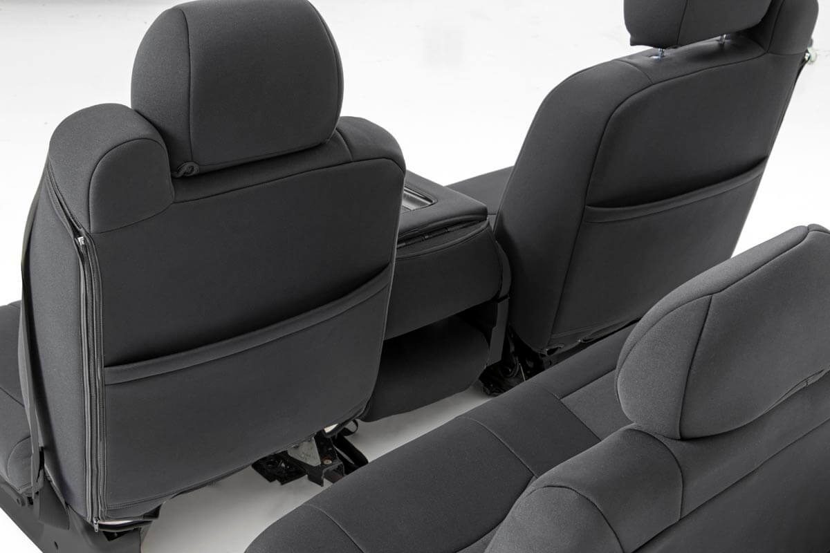 Rough Country GM Neoprene Front Seat Cover Black 99-06 1500 91013