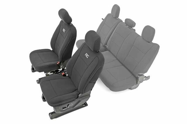 Ford Neoprene Frt Only Seat Cover Black 15-20 F-150 XL, XLT -1