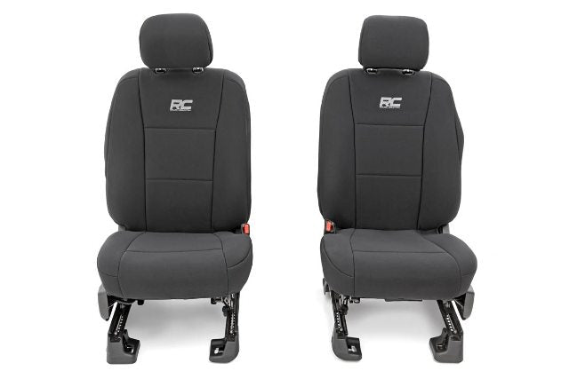 F/R Seat Cover Blk Ford 15-20 F-150/17-20 17+ F250/350 91018