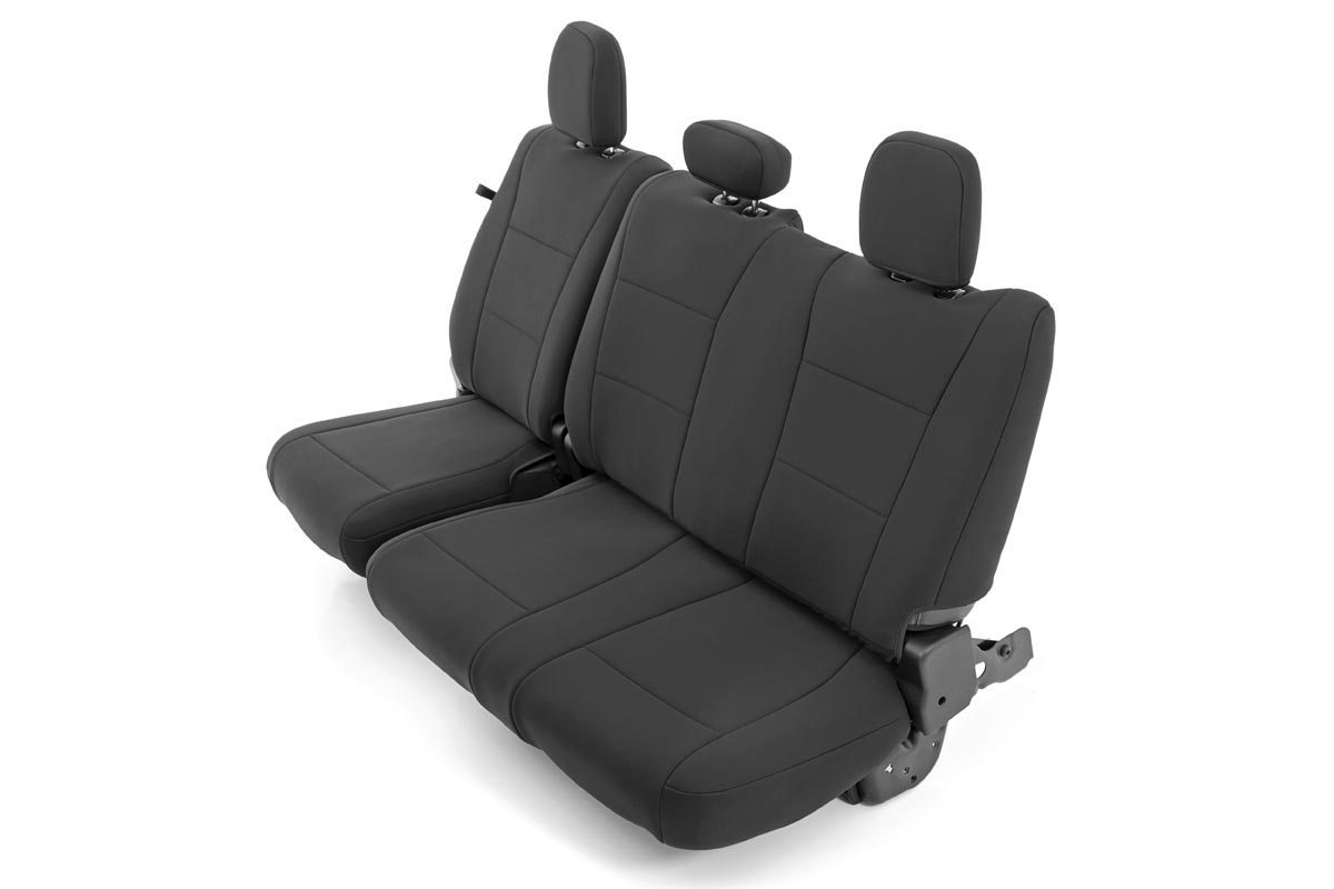 Rough Country F/R Seat Cover Blk Ford 15-20 F-150/17-20 17+ F250/350 91018