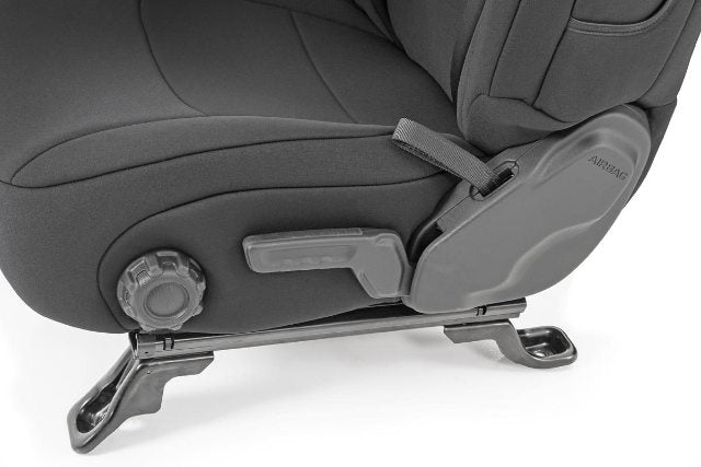 Jeep Neoprene Seat Cover Set Black 18-22 Wrangler JL] - 91020