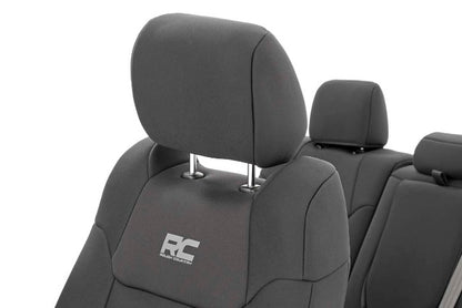 Toyota Neoprene Frt & Rr Seat Covers 14-21 Tundra Crew Cab