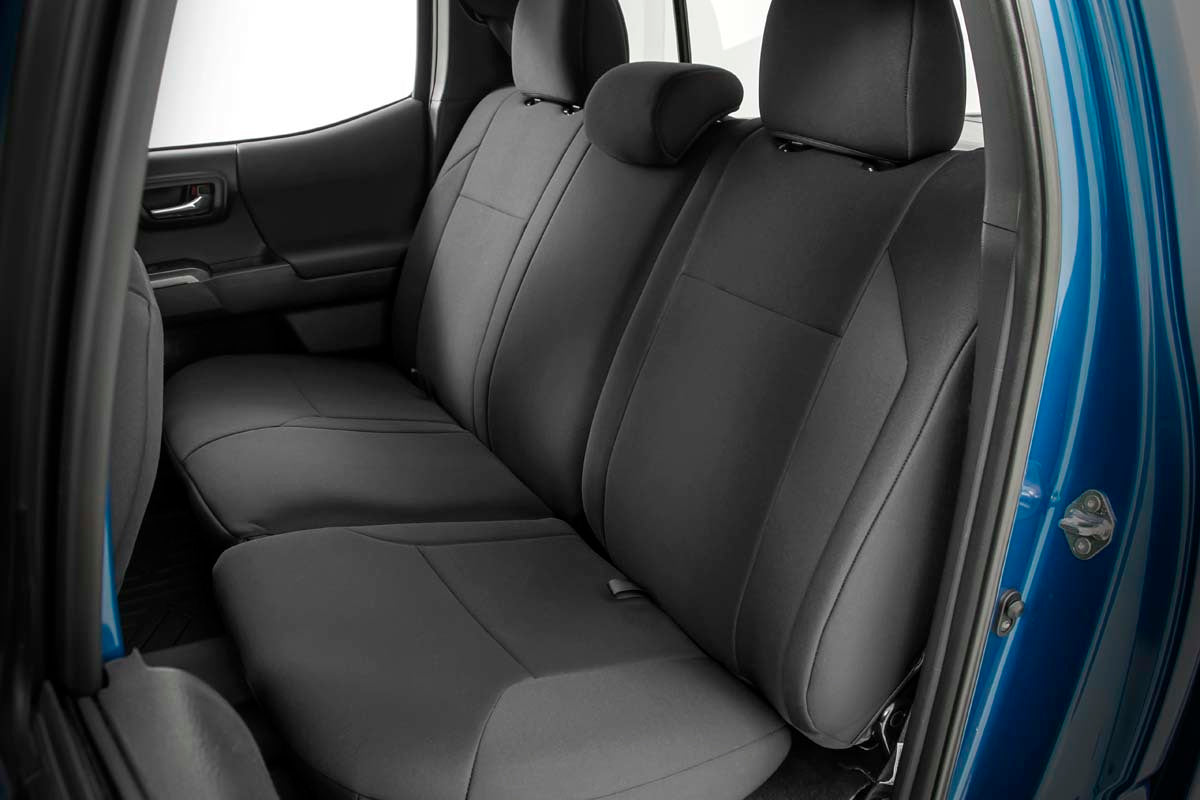 Toyota Neoprene Front & Rear Seat Covers (16-20 Tacoma) 91031
