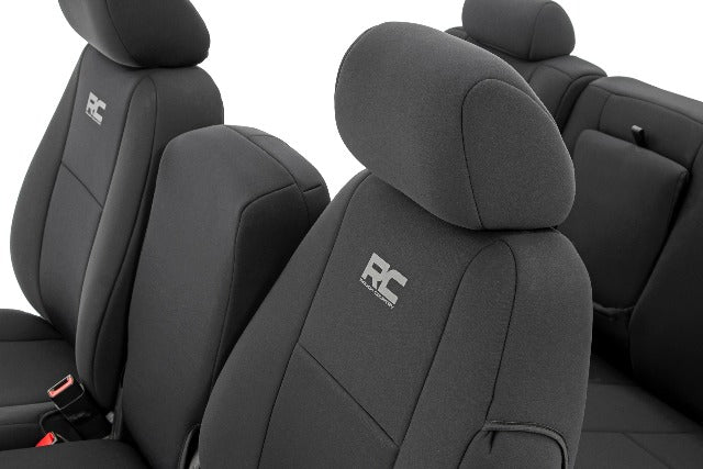 GM Neoprene Front and Rear Seat Covers Blk 07-13 1500 11-13 2500 -2