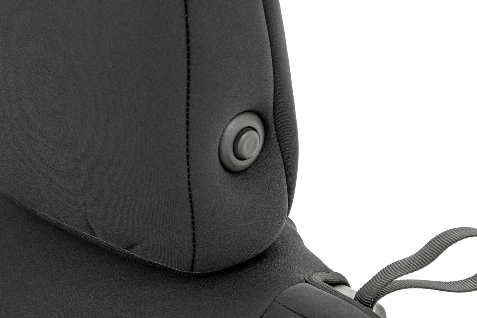 Rough Country Neoprene Seat Cover Set Black 20-23 Gladiator JT 91034