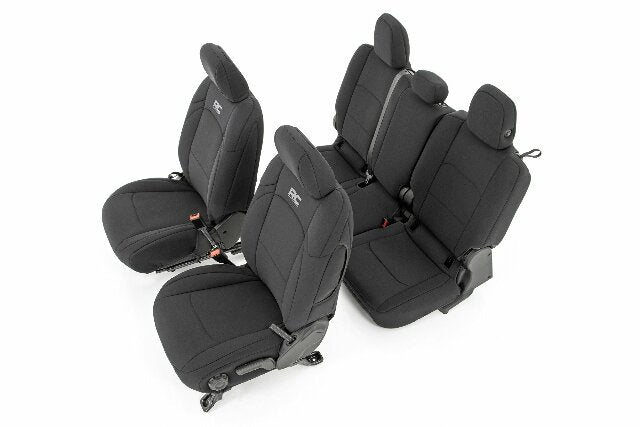 Jeep Gladiator JT Neoprene Seat Cover Set w/Rear Cup Holder 91038