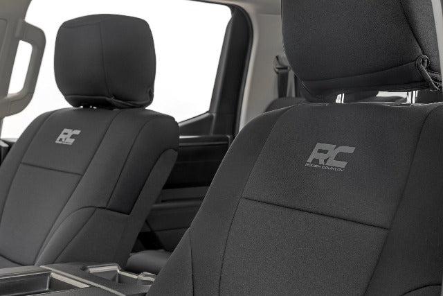 Seat Covers Toyota Tundra w/Rear Cup Holders 4WD 22-23 - -2
