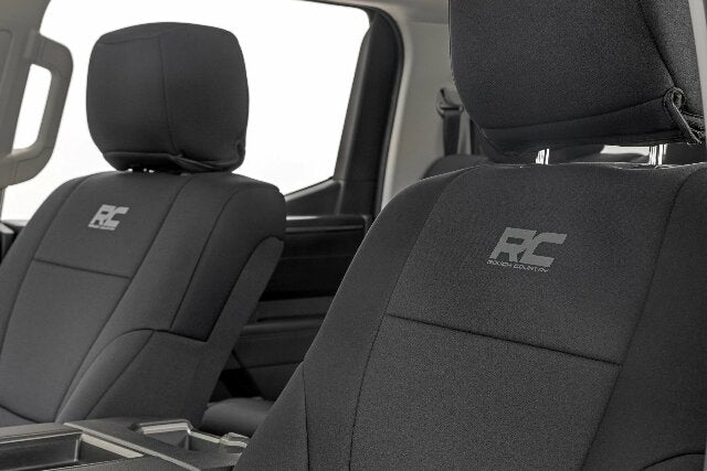 Seat Covers No Rear Cup Holder Toyota Tundra (2022-2024) -2