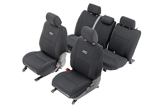 Seat Covers FR & RR Crew Cab W/O Folding Front PS Tacoma 05-15 -2