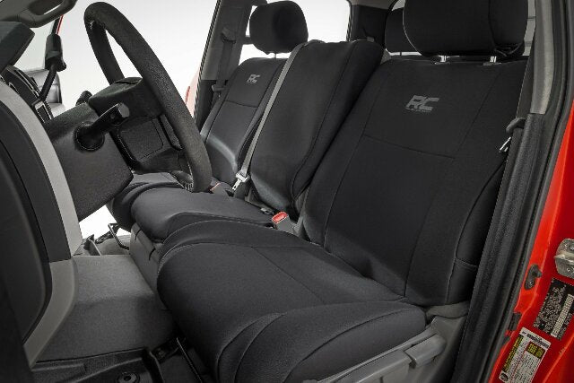 Seat Covers FR w/ Jump Seat & Rear w/o Armrest Tundra 07-13 -1
