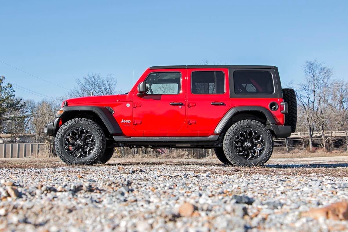 Rough Country 2.5" For Jeep Wrangler JL-2 Dr Suspension Lift Kit w/V2 Shocks 18- -5