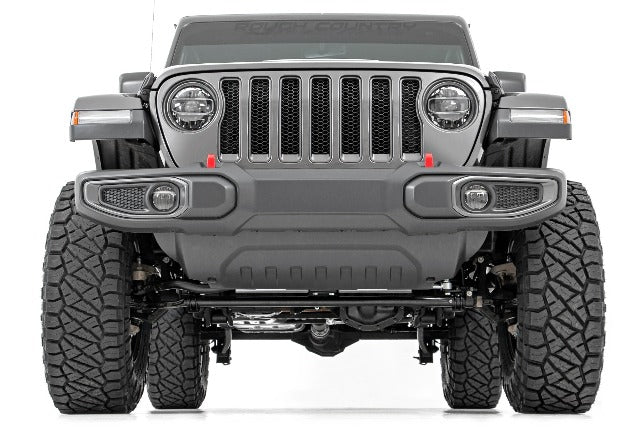 Rough Country 3.5" Lift Kit Adj Lower FR D/S for Jeep Wrangler JLU Rubicon 2024 91630