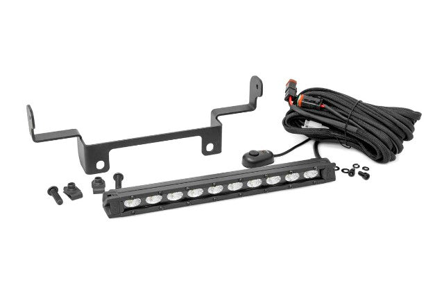 Single 10-inch Slimline LED Bumper Kit 16-22 Pioneer 1000 -4