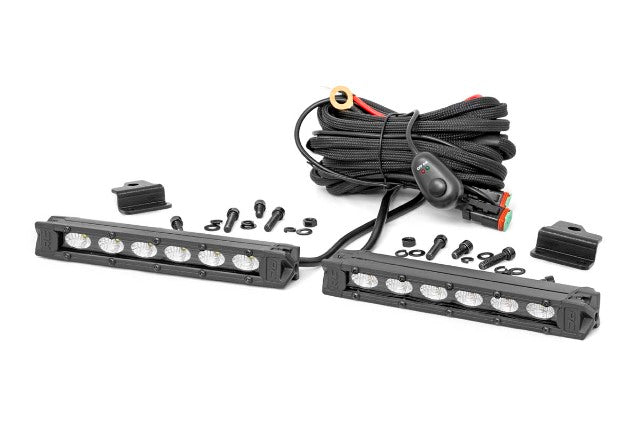 Honda Dual 6-inch Slimline LED Bumper Kit 19-20 Foreman -3