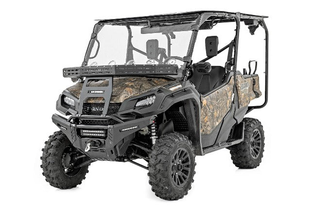 Front Cargo Rack Black LED 6" Light Honda Pioneer 16-21 -5