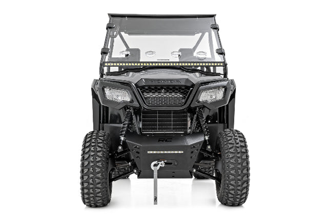 Winch Plate 10" Black Slimline Honda Pioneer 520 92078