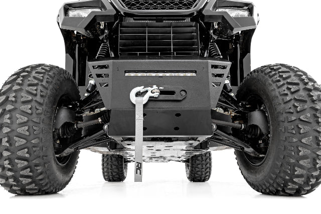 Winch Plate w/ 4500LB Winch & LED Honda Pioneer 520 92079