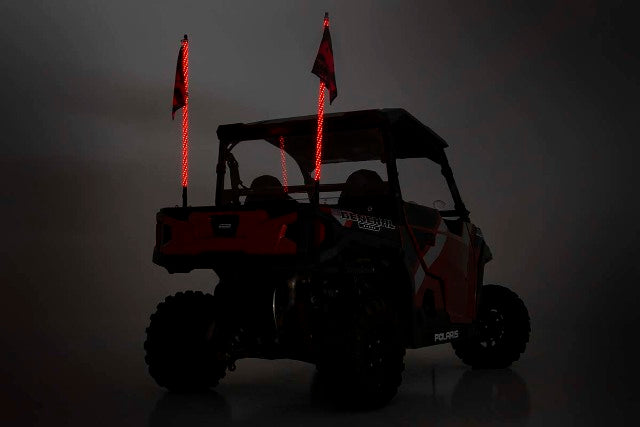 Multi-Function UTV LED Whip Lights w/ Remote Control -5