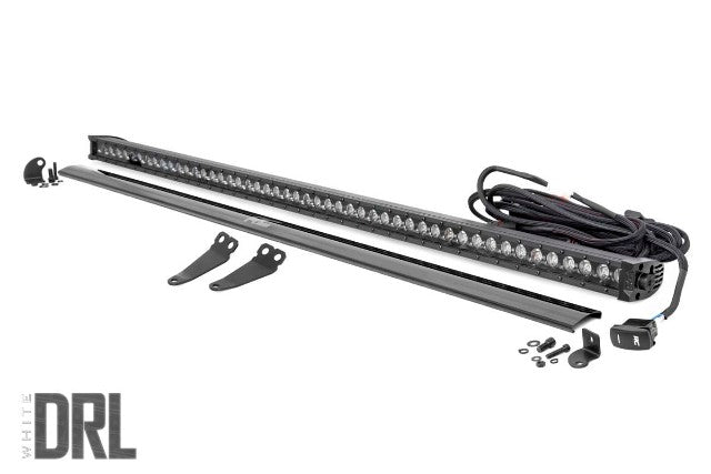 Polaris General 50" Single-Row Windshield LED Kit BLK 19-20 -1