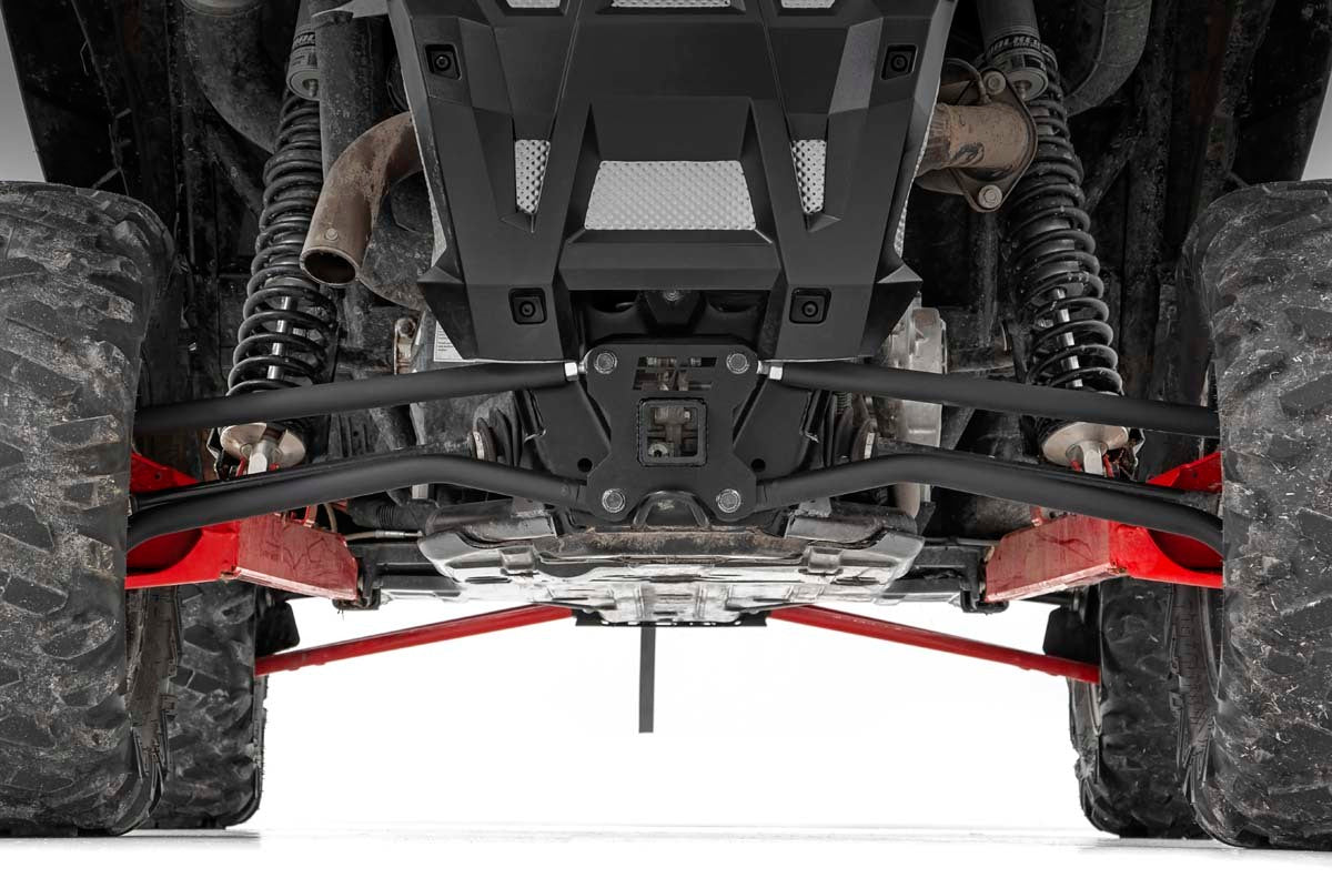 Rough Country Polaris 2in Receiver Hitch Plate 14-20 RZR 1000 93039