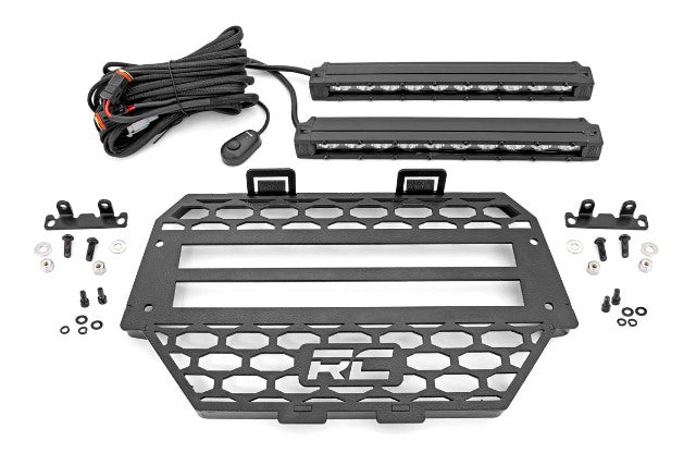 Polaris Dual 10-inch Slimline LED Grille Kit 14-19 RZR 1000 -3