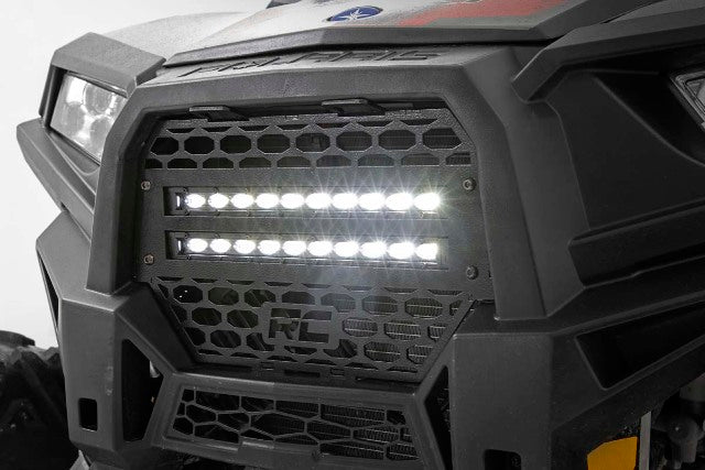 Polaris Dual 10-inch Slimline LED Grille Kit 14-19 RZR 1000 -6