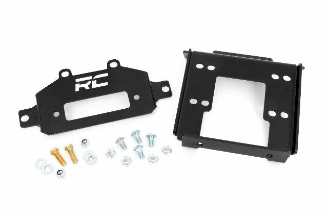 Polaris Winch Mounting Plate 14-20 RZR 1000 Without Fairlead -1