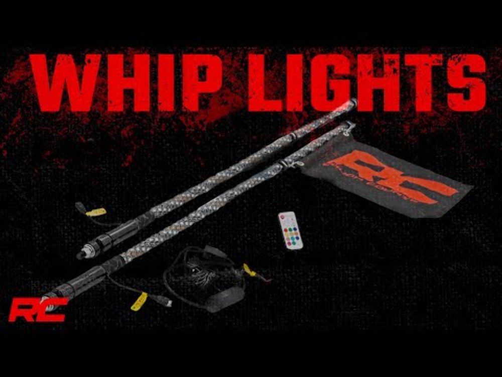 Rough Country Polaris LED Whip Light Bed Mount 17-20 General/14-20 Ranger 93049