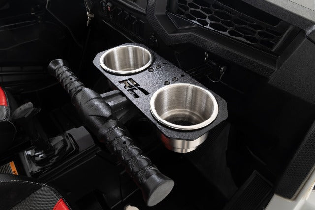Passenger Grip Handle Dual Cup Holder Polaris RZR 93058