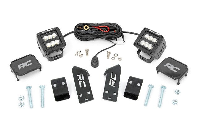 Polaris RZR PRO XP LED Cube w/Black Series Flood 2020-2021 -1