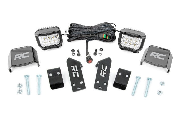 Polaris RZR PRO XP LED Cube Kit w/3" Wide Angle LEDs 2020-2021 -1