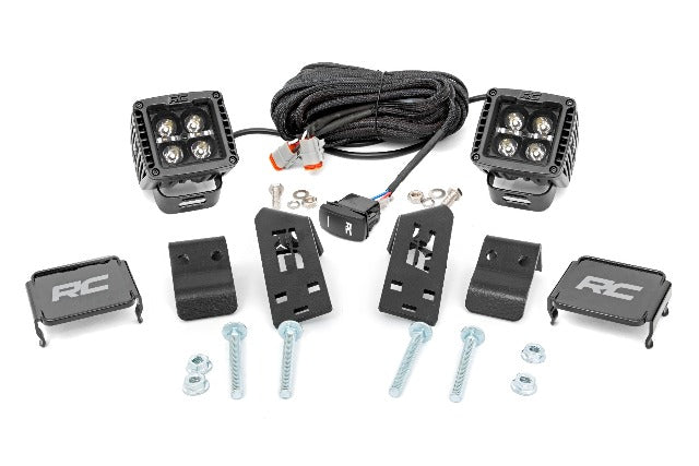 Polaris RZR PRO XP LED Cube Kit w/Blk Series Amb DRL 2020-2021 -1