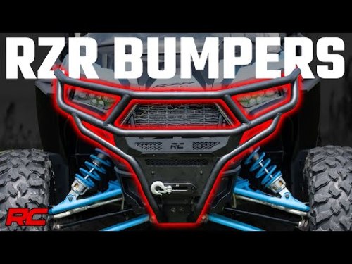 Tubular Rear Bumper w/ Receiver Hitch Polaris RZR 1000XP 2014-2021 -2