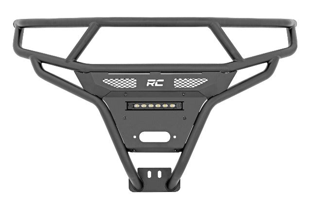Tubular Bumper Front Black Series LED 6" Polaris RZR XP1000 -1
