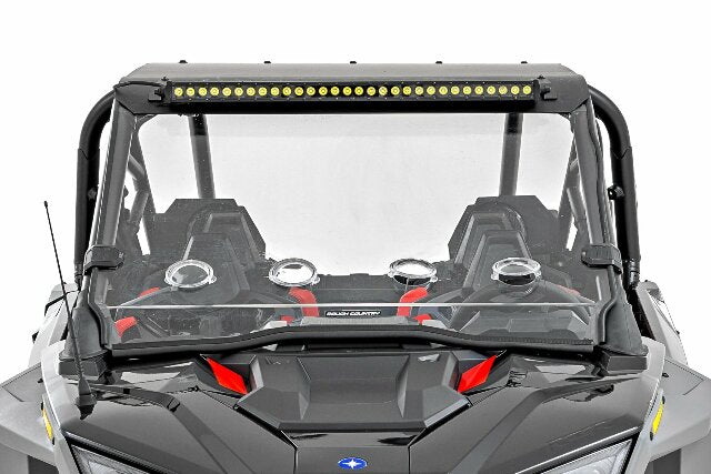 30" Single Row Blk Series White DRL Polaris RZR Turbo R 4WD 93161