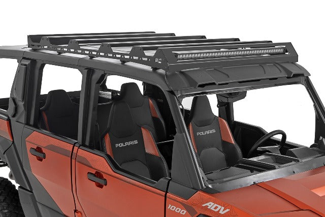 Roof Rack 40" Black Single Row Polaris Xpedition ADV 5 2024 -1