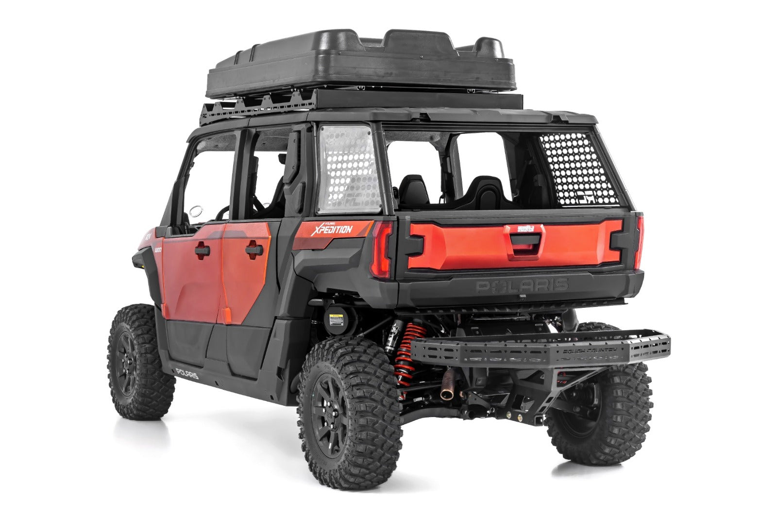 Rough Country Bed Side Rear Windows Scratch Resistant | Polaris Xpedition ADV-5 -3