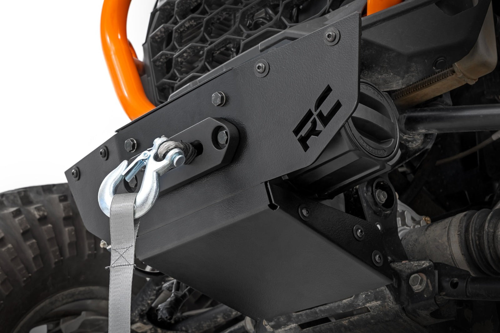 Rough Country Winch Mount | Front | RS6500S | Polaris RZR XP1000-4 (2024) -5