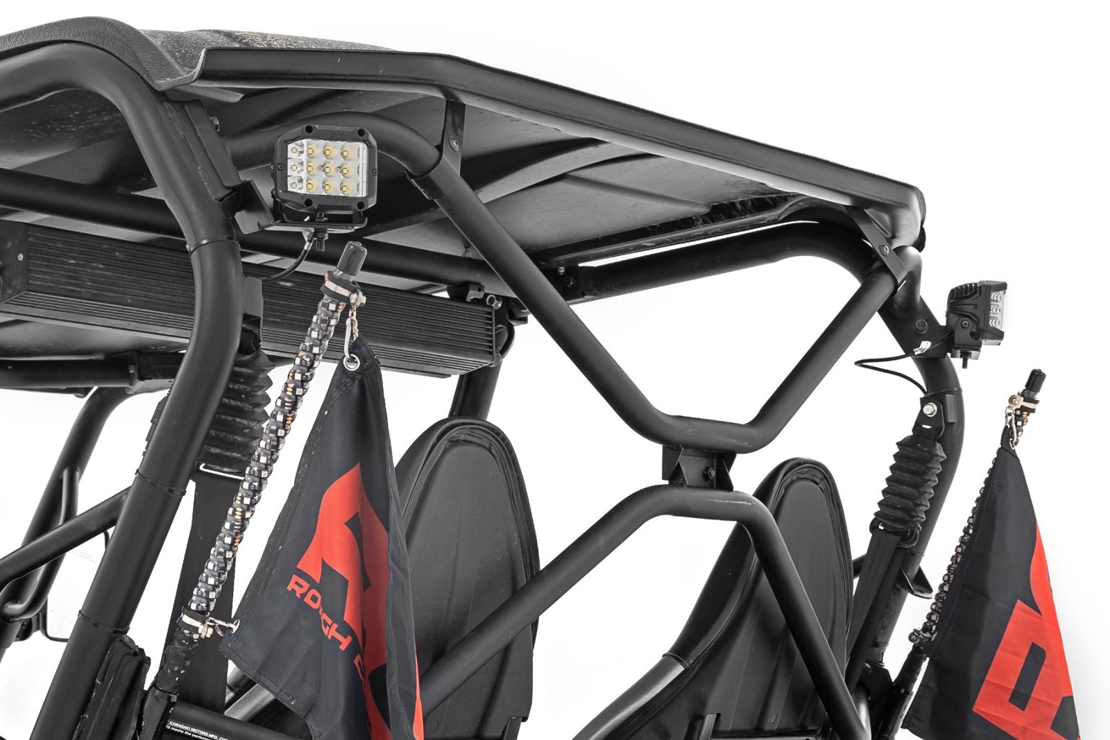 LED Light Rear Mount 2" Black Pair Spot Kawasaki Teryx