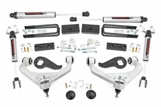 Rough Country 3in GM Bolt-On Suspension Lift Kit w/ Vertex 20-21 2500HD 2WD/4WD