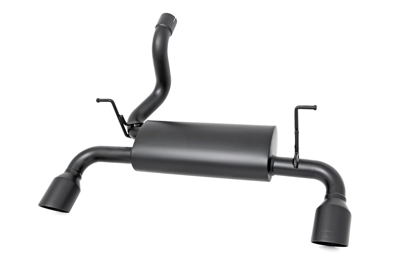 Rough Country Dual Outlet Performance Exhaust-Black Jeep Wrangler JL 18-23 96003