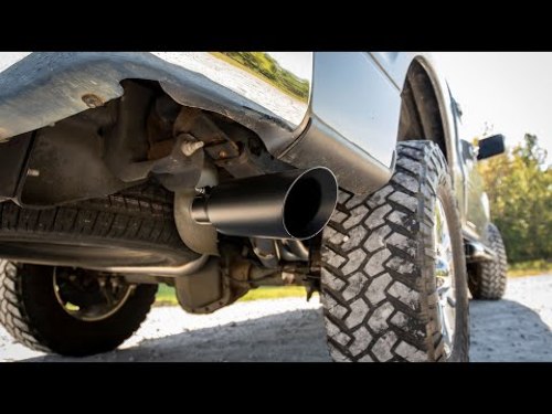 Dual Cat-Back Exhaust System BLK Tips 09-14 F150 V8 -3