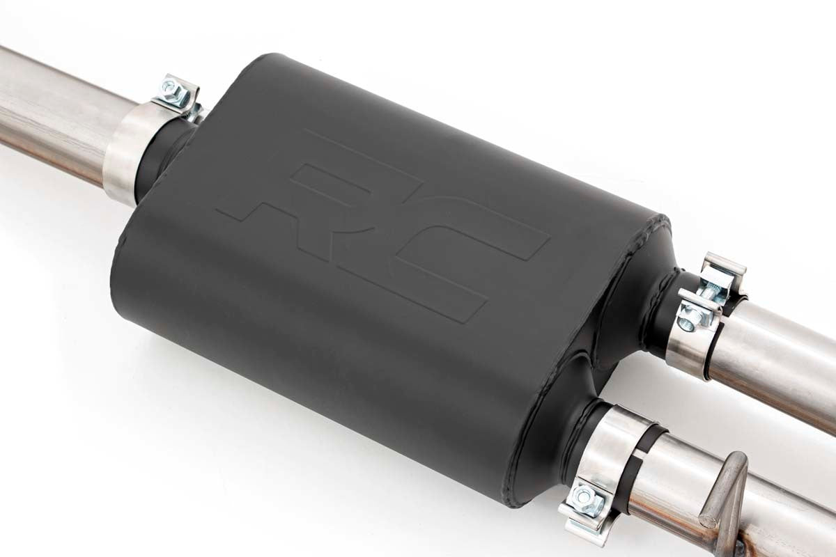 Rough Country Dual Cat-Back Exhaust w/ Black Tips 19-21 Chevy GMC 1500 6.2L 96014