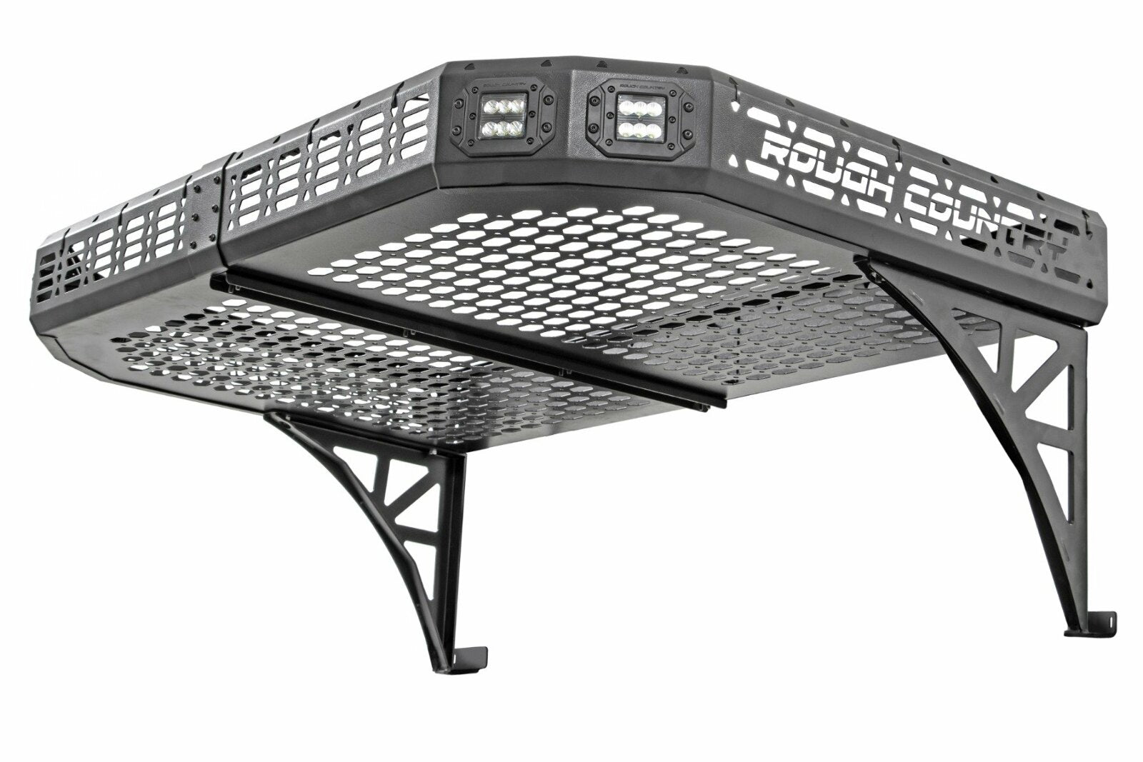 Cargo Rack | Dual 2" Black LED Pairs | Flush Mount | CF Moto 1000/1000XL 21-25 -4