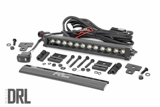 12" Recessed LED Kit BLK Ser w/White DRL Can-Am De 16-20 -1
