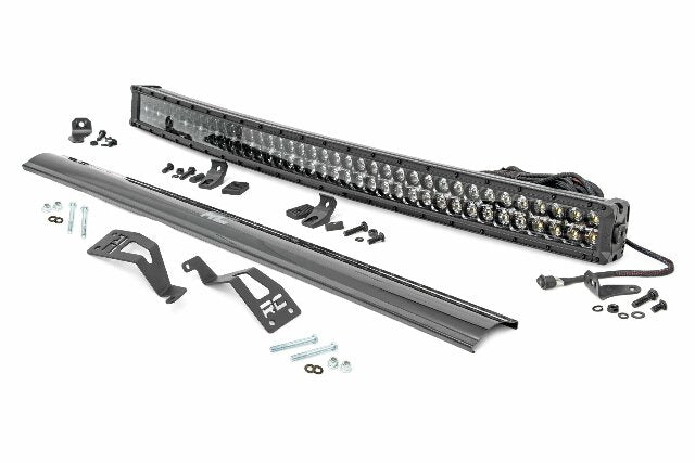LED Front Mount 40" Black Dual White DRL for Can-Am Commander/Maverick 14-20 -1