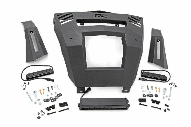 LED Bumper Mount 12" and 6" Pair Combo Can-Am Defender 20-22 -1
