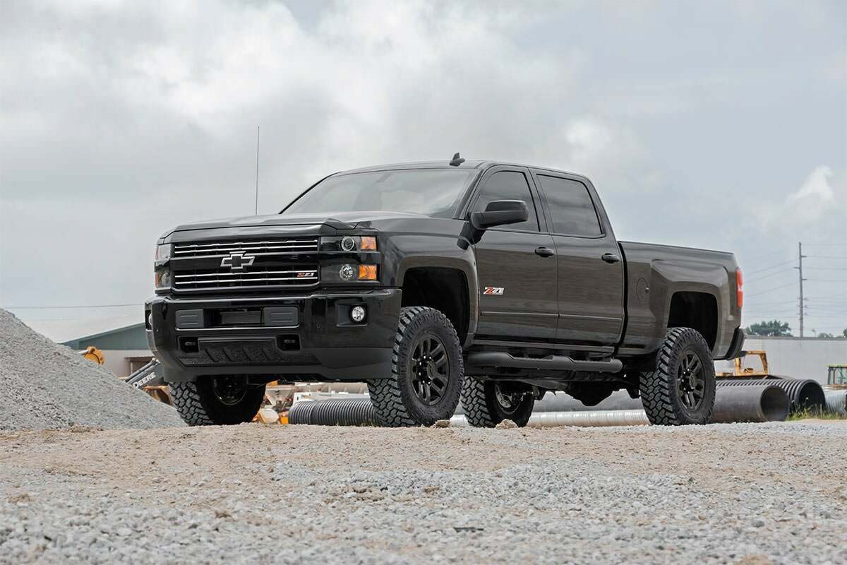 Rough Country 3.5" Knuckle Lift Kit V2 Chevy/GMC 2500/3500HD 11-19 -2