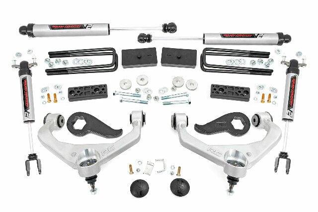 Rough Country 3" Lift Kit UCAs V2 w/ Overloads Chevy/GMC 2500HD 20-25 97770